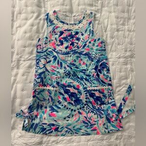 Lilly Pulitzer Girl’s Print Dress with turtle detailing Size 5